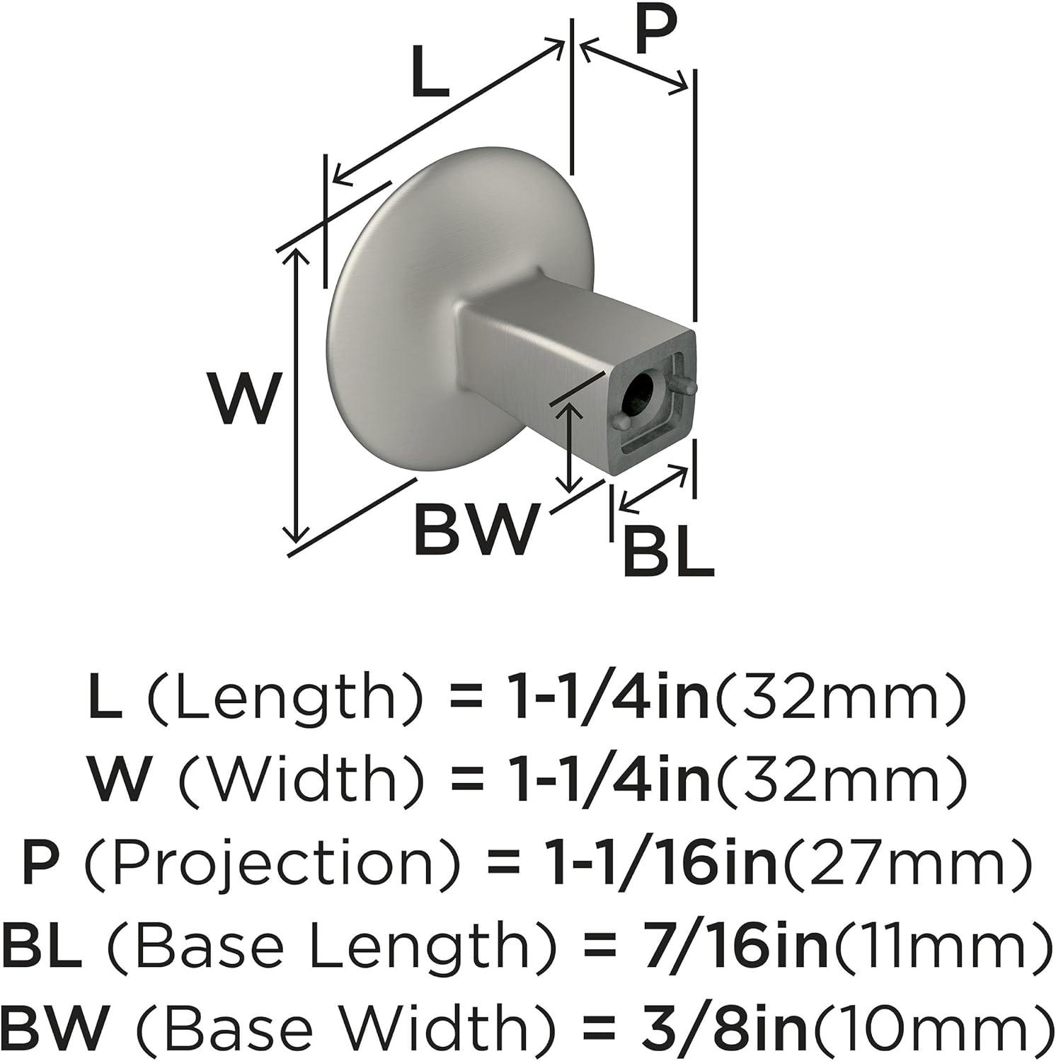 Amerock Riva Cabinet Knob - Round