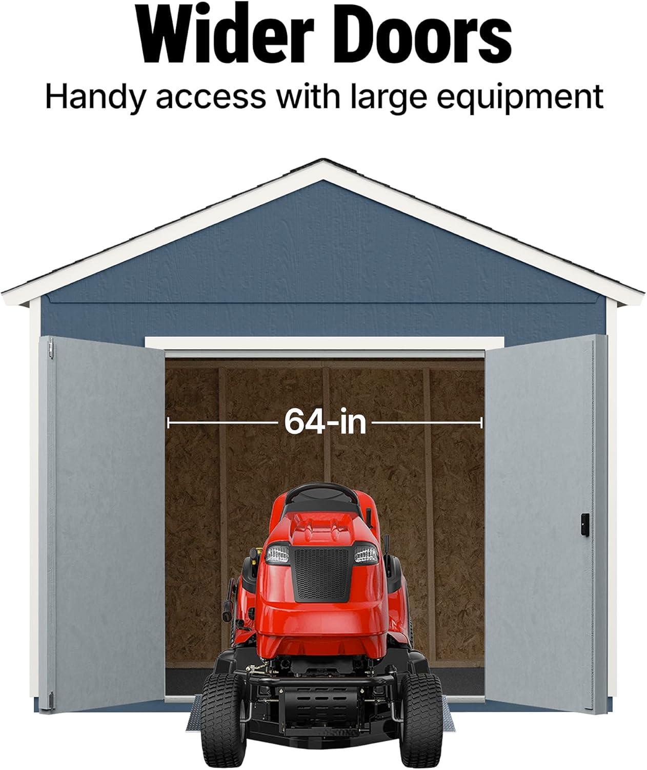 Handy Home Rookwood 10 ft. W x 10 ft. D Wood Storage Shed