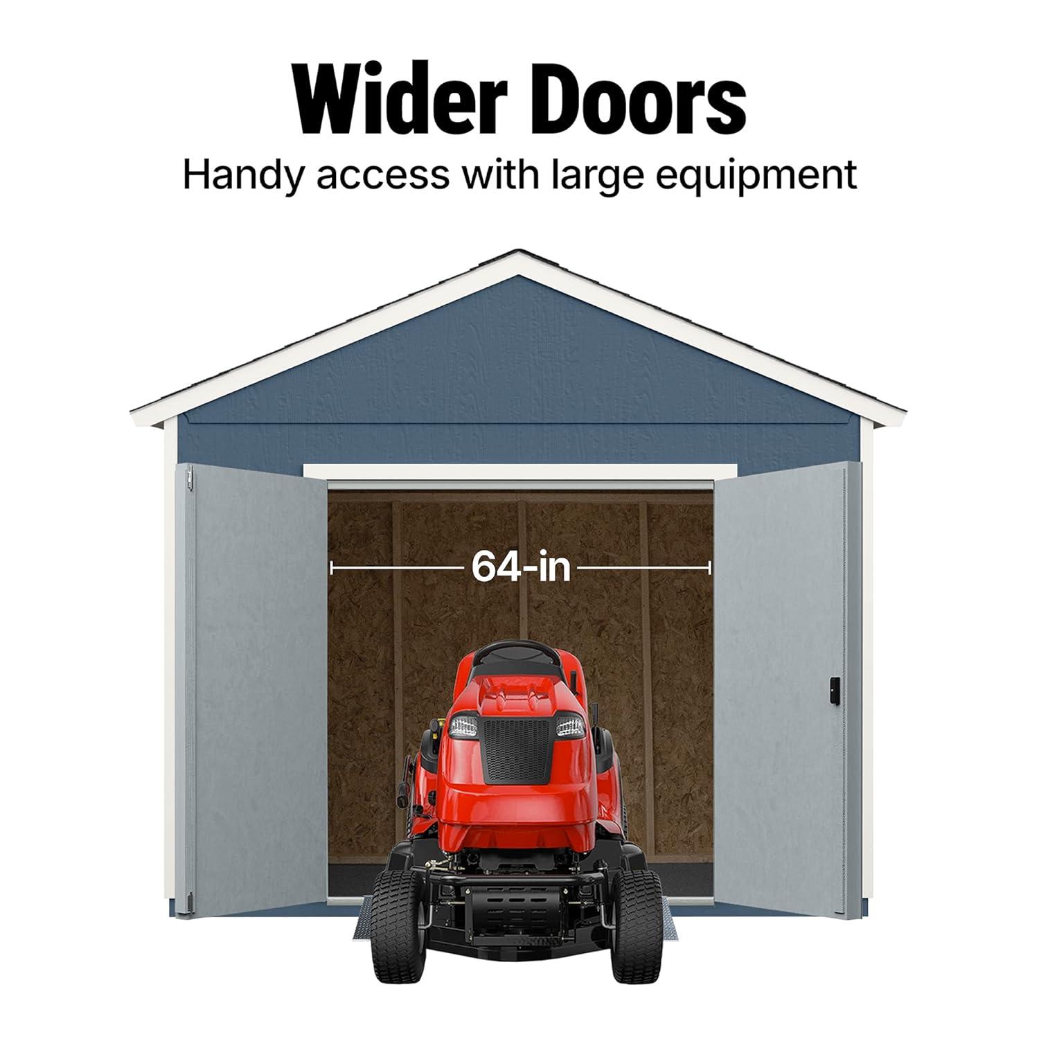 Handy Home Rookwood 10 ft. W x 16 ft. D Wood Storage Shed & Reviews | Wayfair