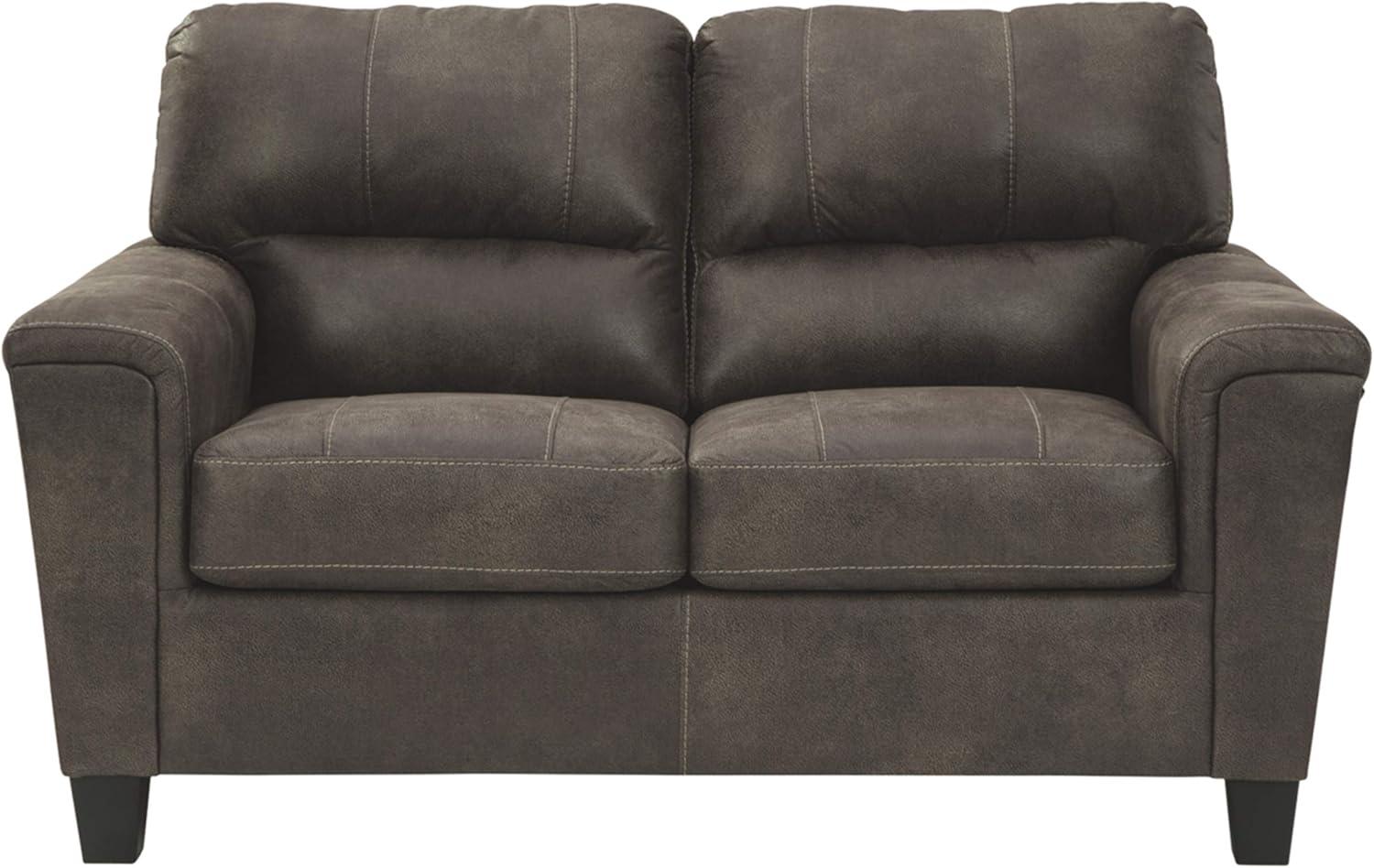 Signature Design by Ashley Navi Loveseat in Smoke