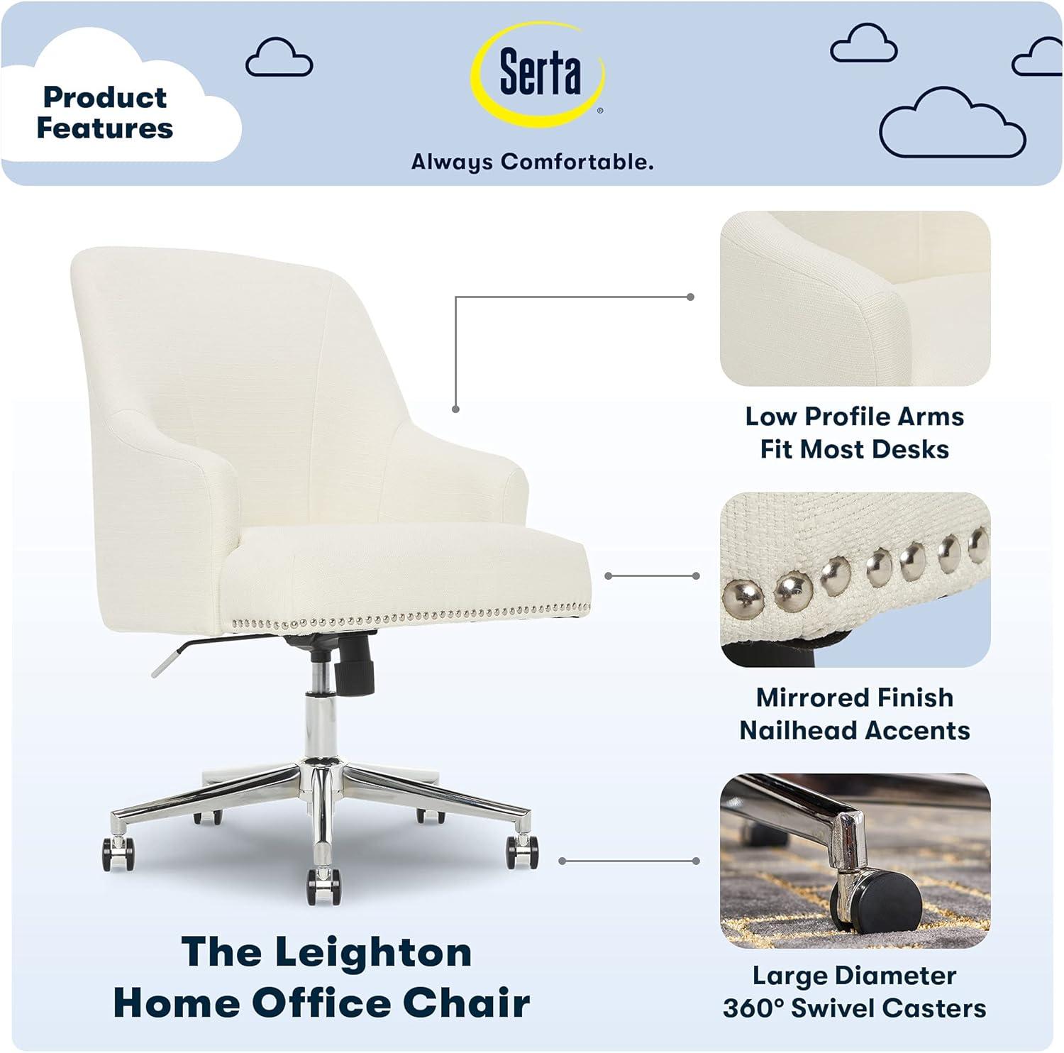 Style Leighton Home Office Chair - Serta