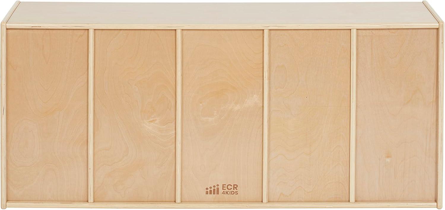 ECR4Kids Streamline 15 Cubby Tray Storage Cabinet, 3x5