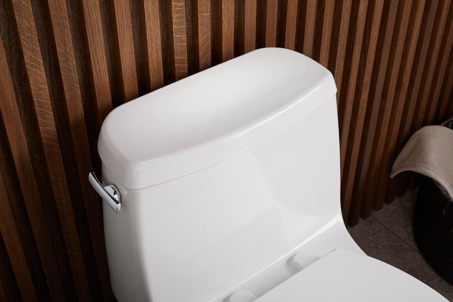 Santa Rosa Comfort Height One-Piece Compact Elongated 1.28 Gpf Toilet With Revolution 360 Swirl Flushing Technology And Continuousclean St