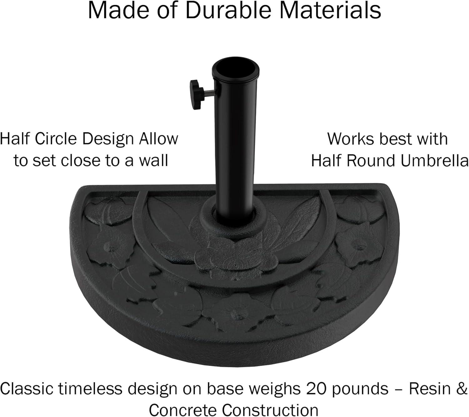 Patson 9' Half Market Umbrella