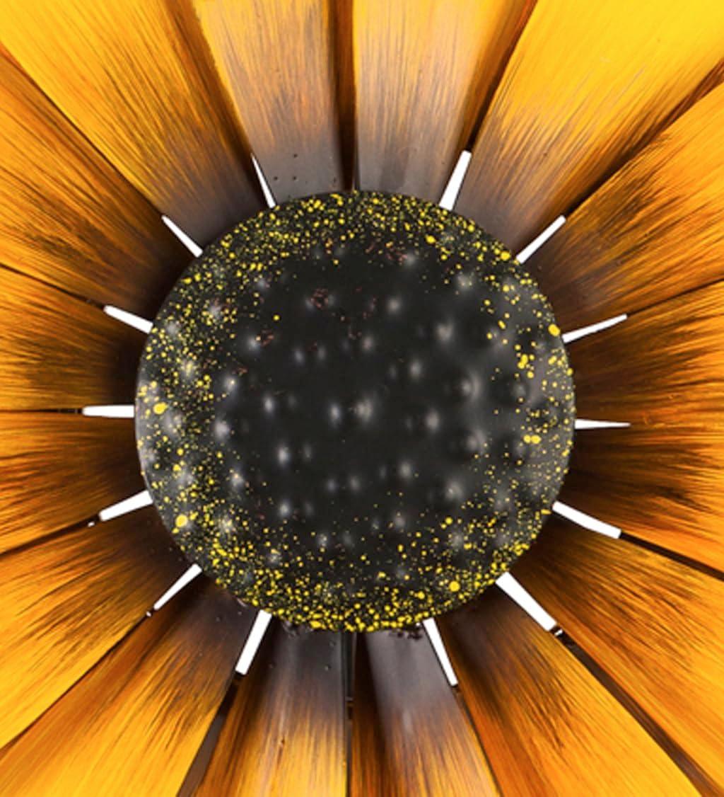 Plow & Hearth Yellow Sunflower Wind Spinner