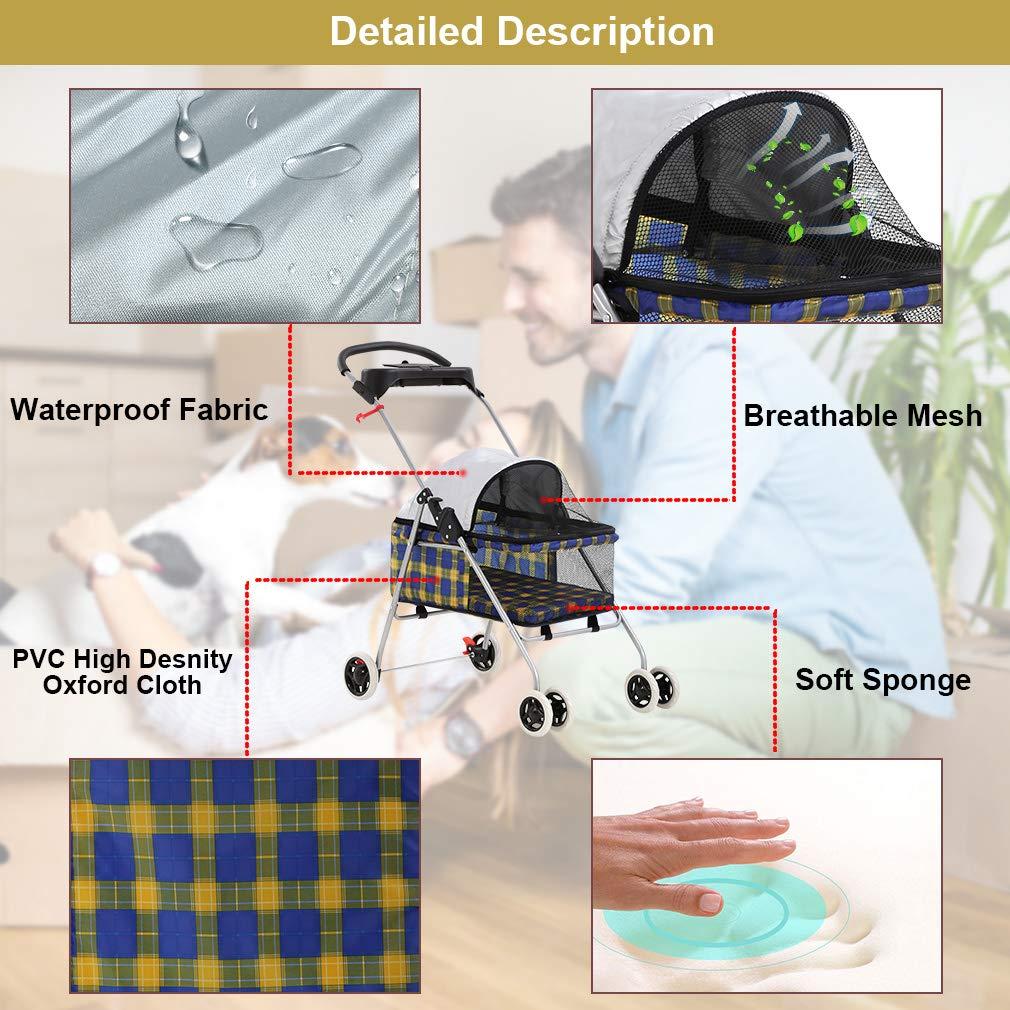 Foldable Pet Jogger Stroller