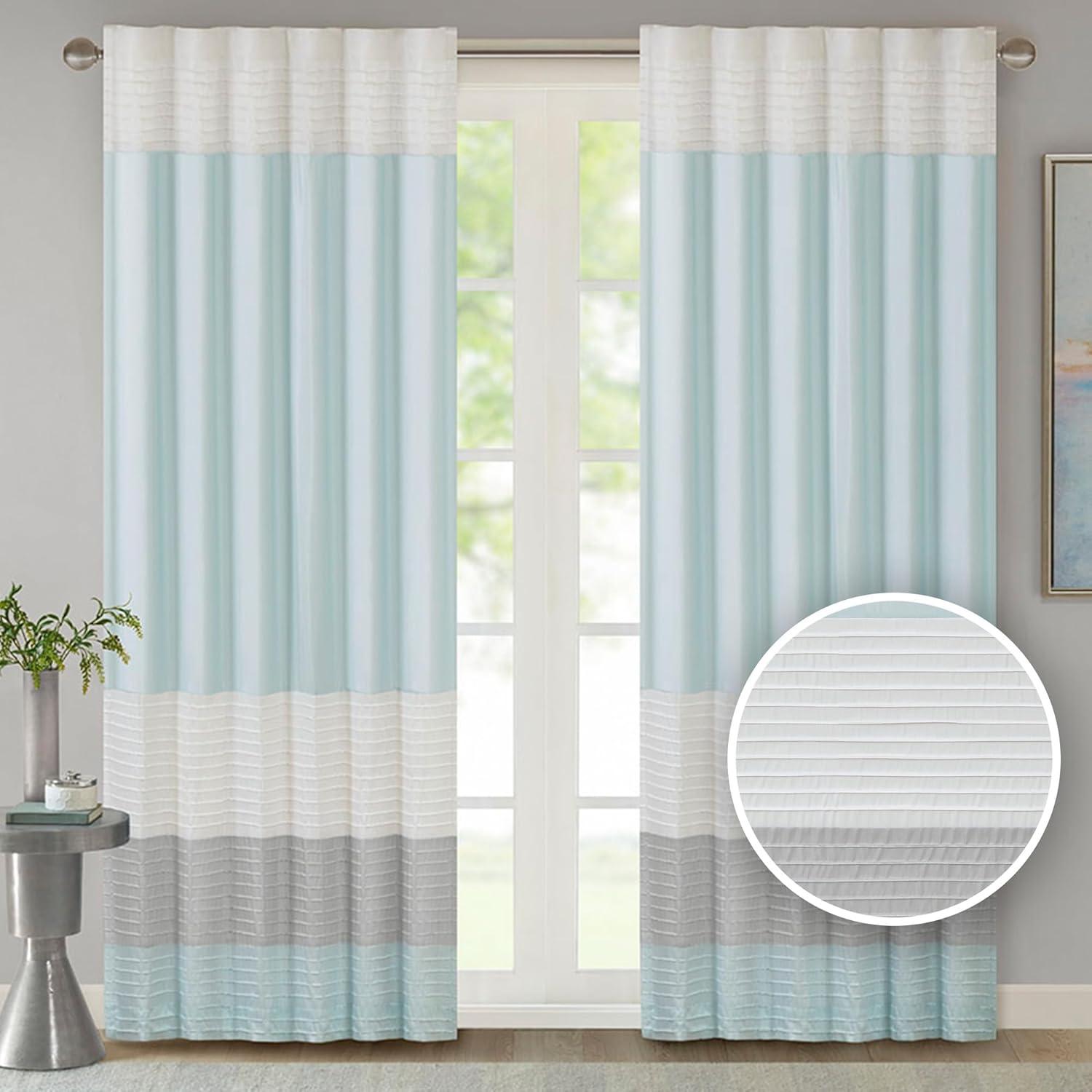 Amherst Polyoni Pintuck Curtain Panel