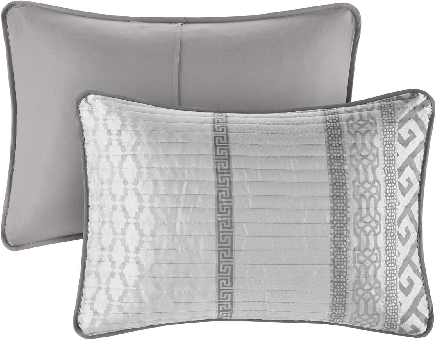 Bennett 4 Piece Jacquard Quilt Set with Throw Pillow