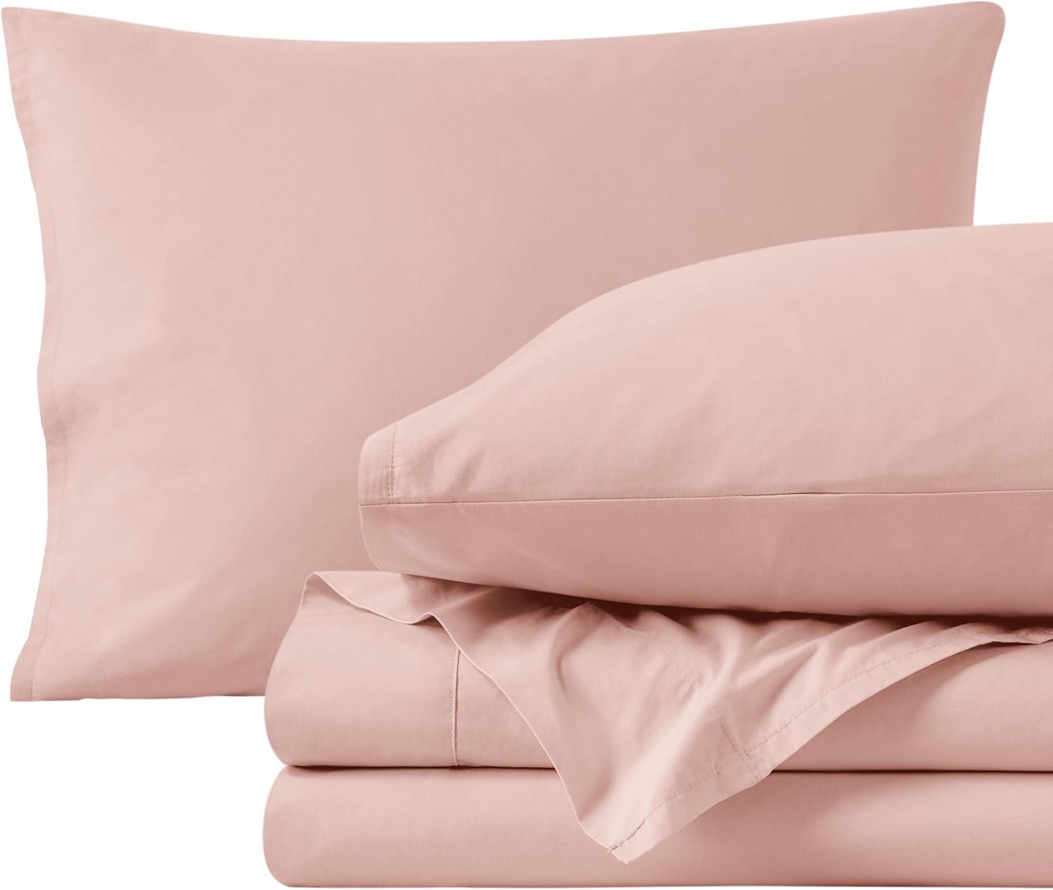 300 Thread Count Organic Cotton Percale Bed Sheet Set by Bare Home