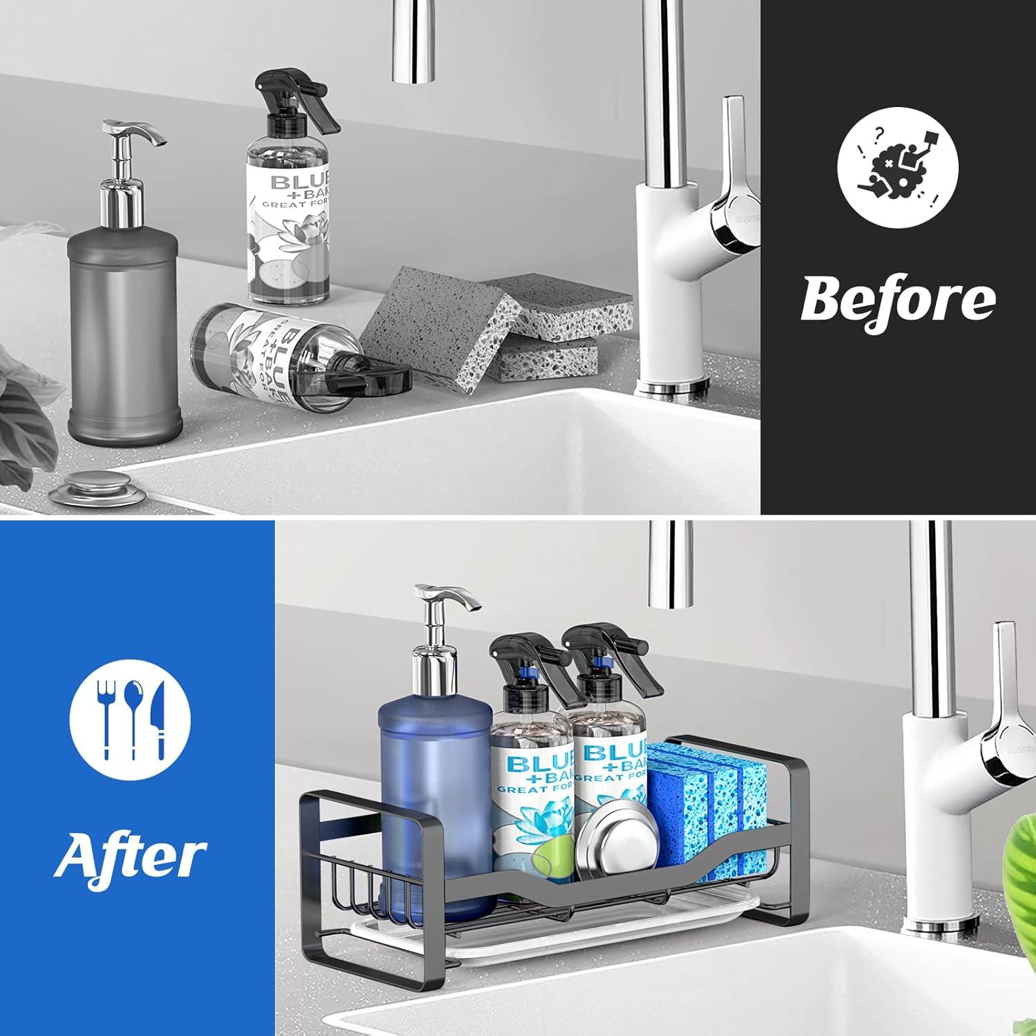 cangbaoge Stainless Steel Sink Caddy