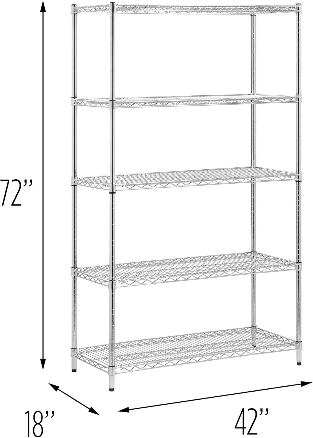 Bremond 42'' W Steel Shelving Unit