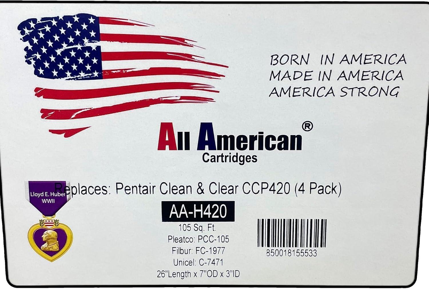 Wowreed Wowreed Pool Filter Compatible with CCP420,C-7471,4 pack (Set of 4)