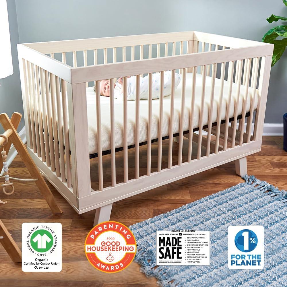 Naturepedic Organic Breathable Baby Crib Mattress 2-Stage Innerspring