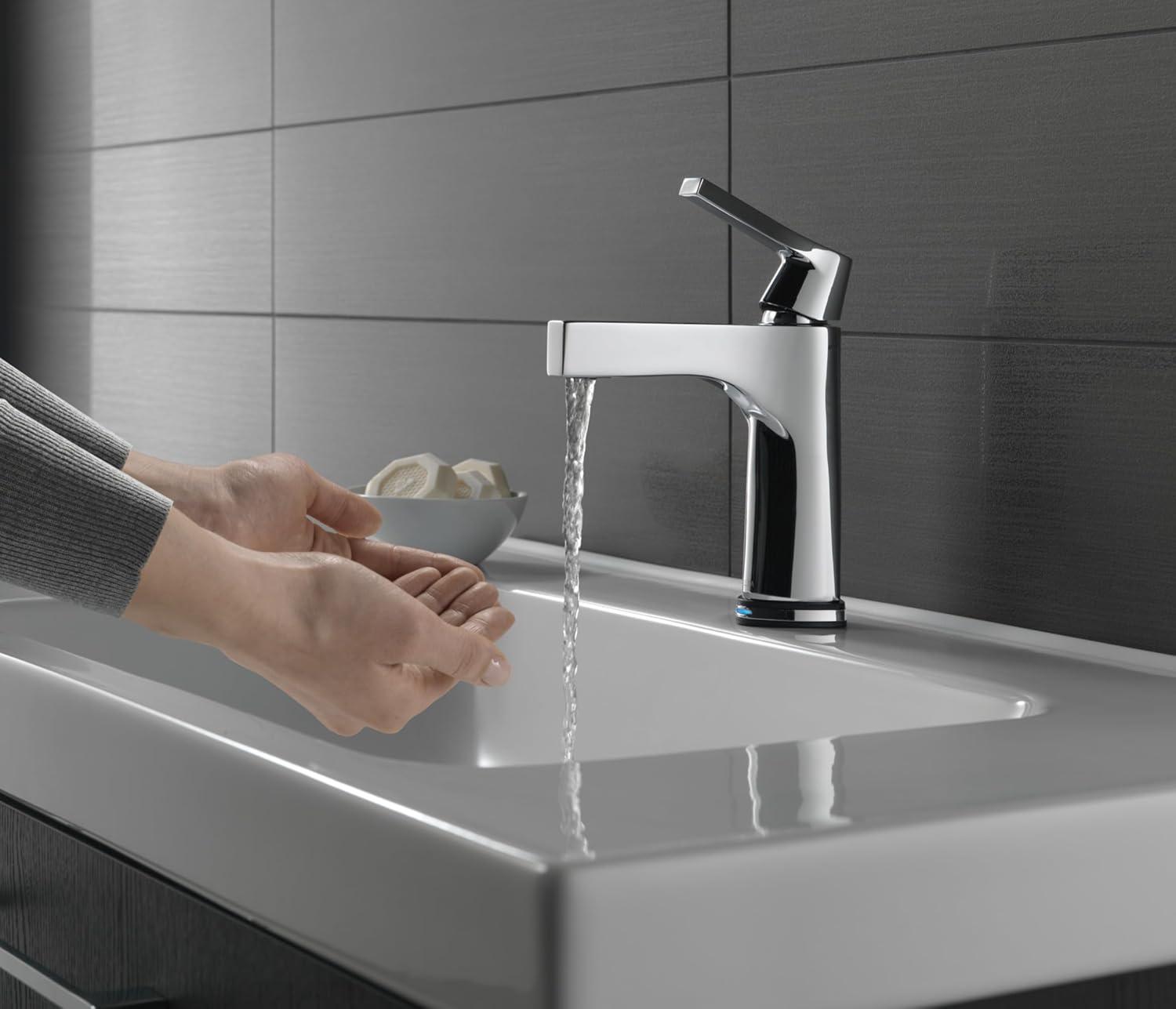 Zura Single Hole Touch2O Bathroom Faucet with Touchless Technology