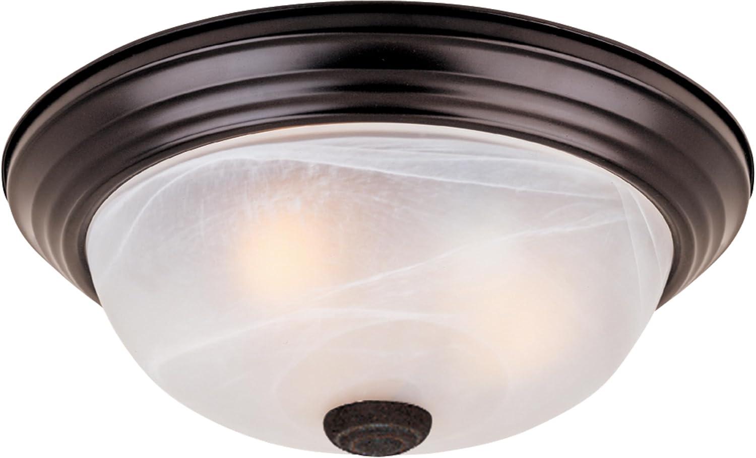 Obeten The 2-Light Flush Mount Ceiling Light, 11 Inch Lighting Fixture for Kitchen, Bedroom, Bathroom