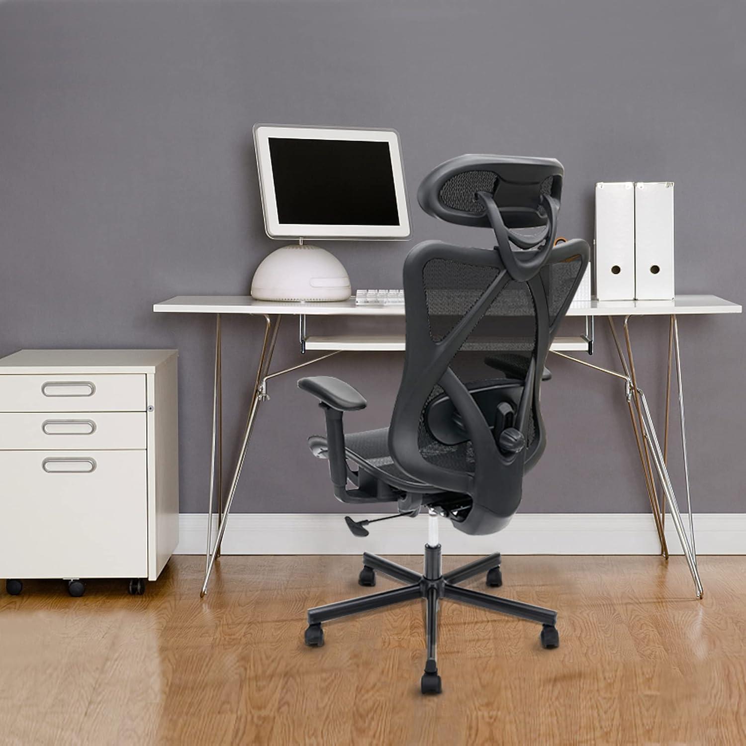 Black Mesh High Back Ergonomic Swivel Office Chair