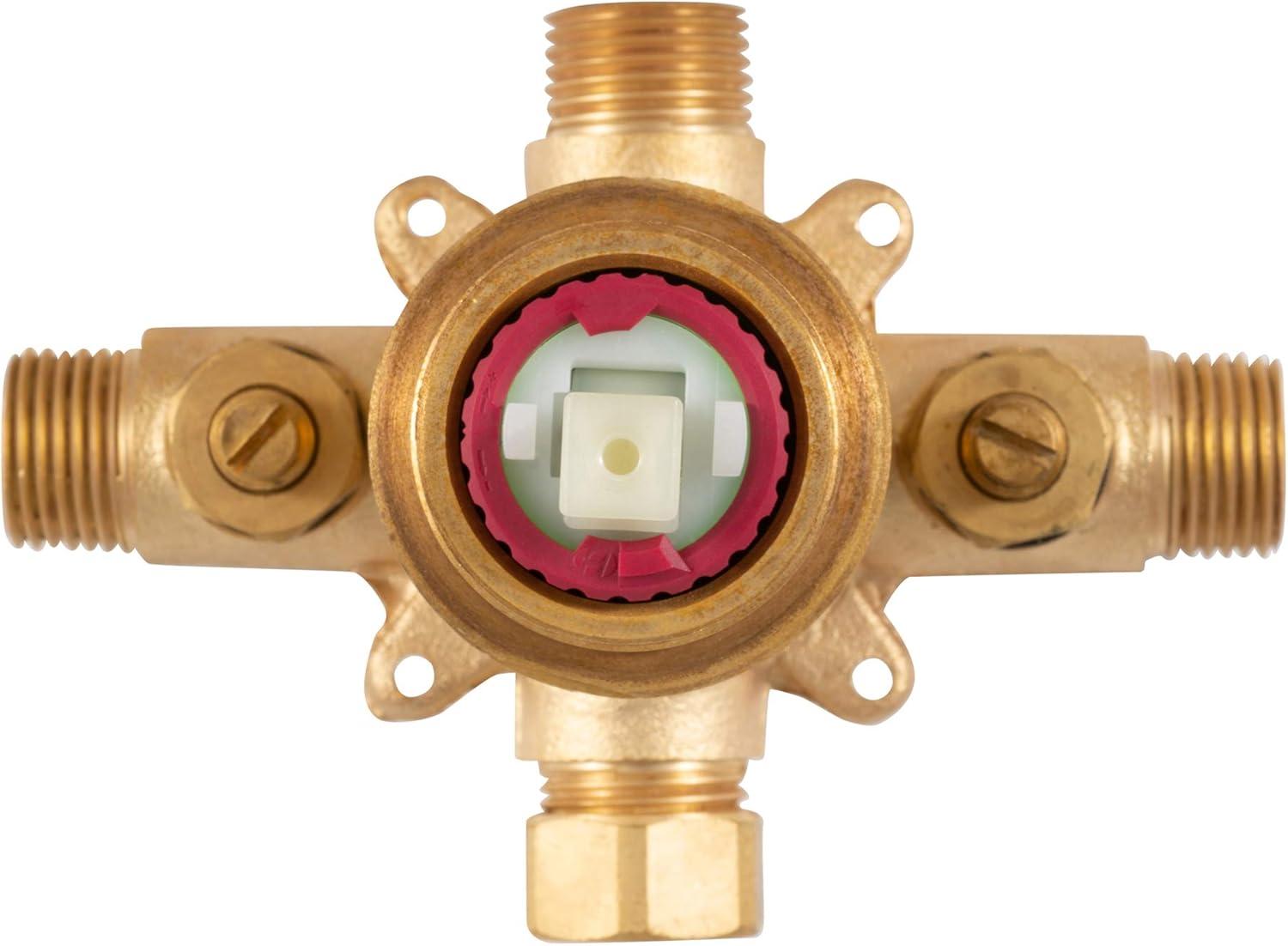 Tru-Temp Pressure Balanced Mixing Valve with Round Trim