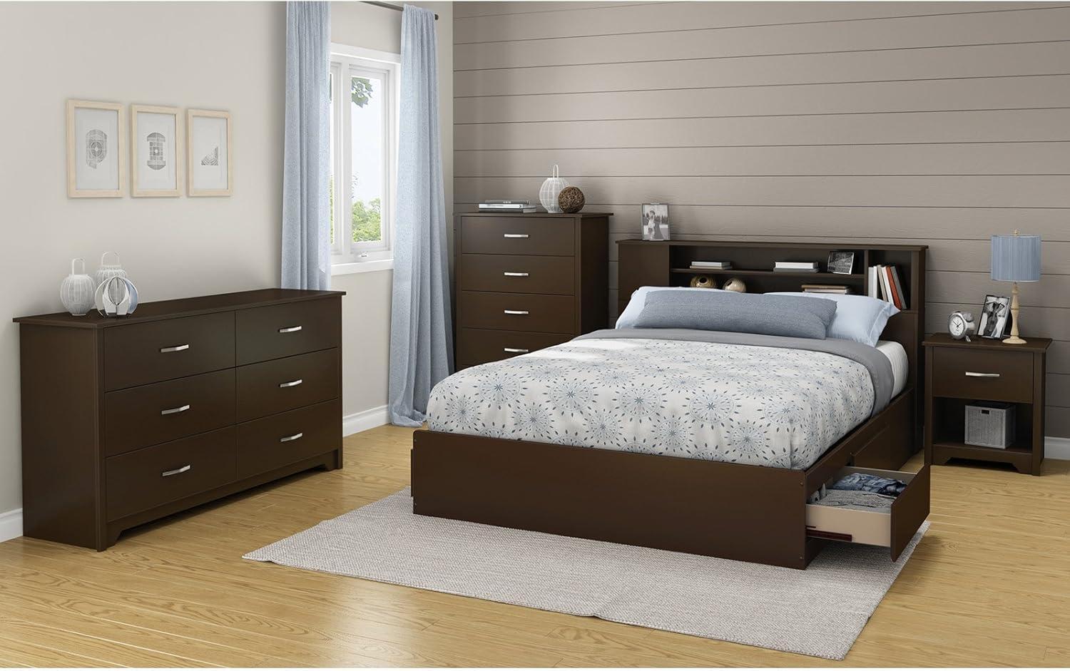 South Shore Fusion, Contemporary Dresser,  Black