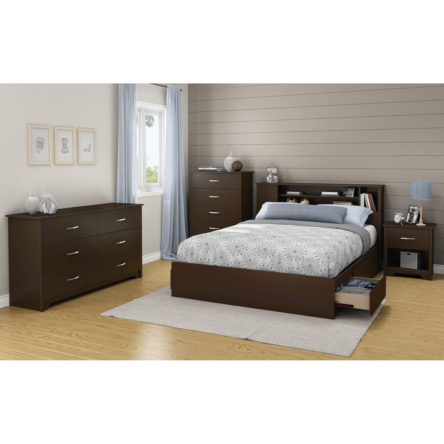 South Shore Fusion, Contemporary Dresser,  Black