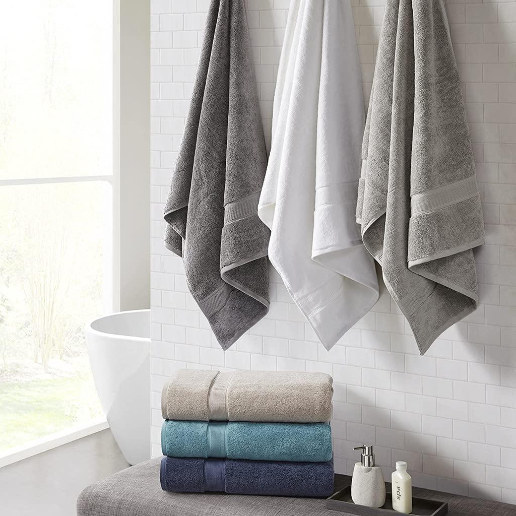 Madison Park Signature 800GSM 100% Cotton Bath Sheet 2 Piece Set (Set of 2)