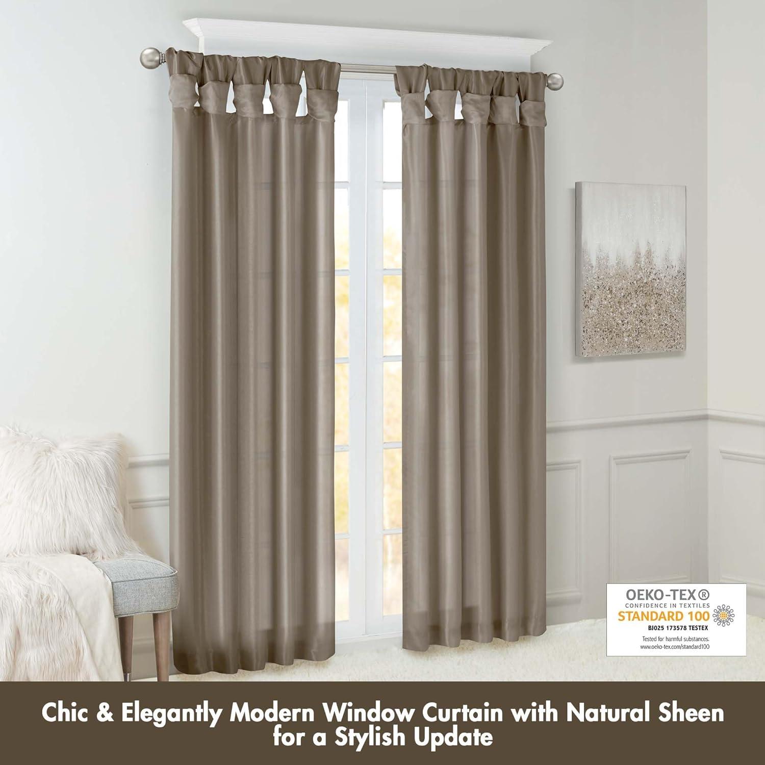 Madison Park Rivau Light-Filtering Single Curtain Panel