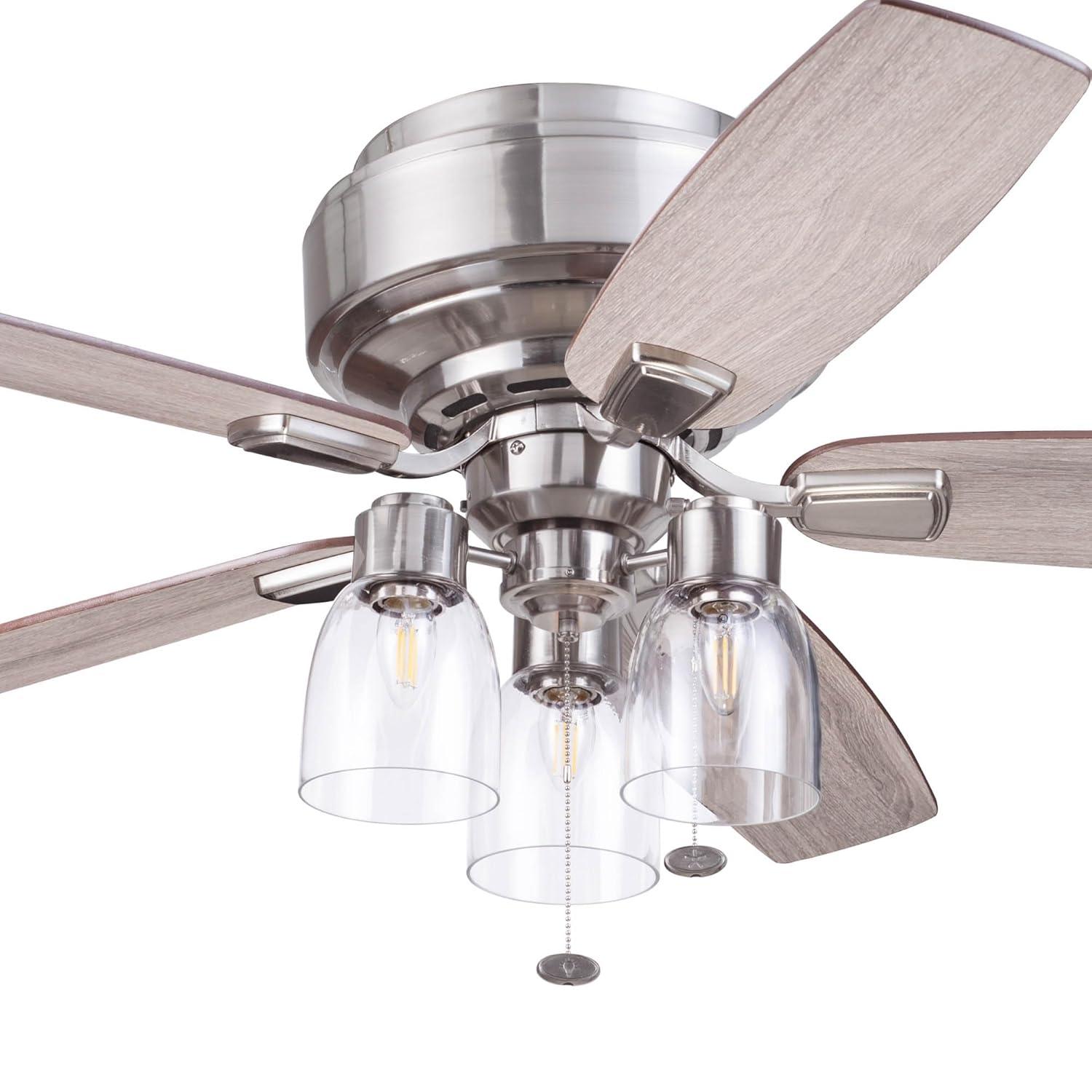 Prominence Home Magonia 52 Led Magonia 52" 5 Blade Indoor Led Ceiling Fan - Black