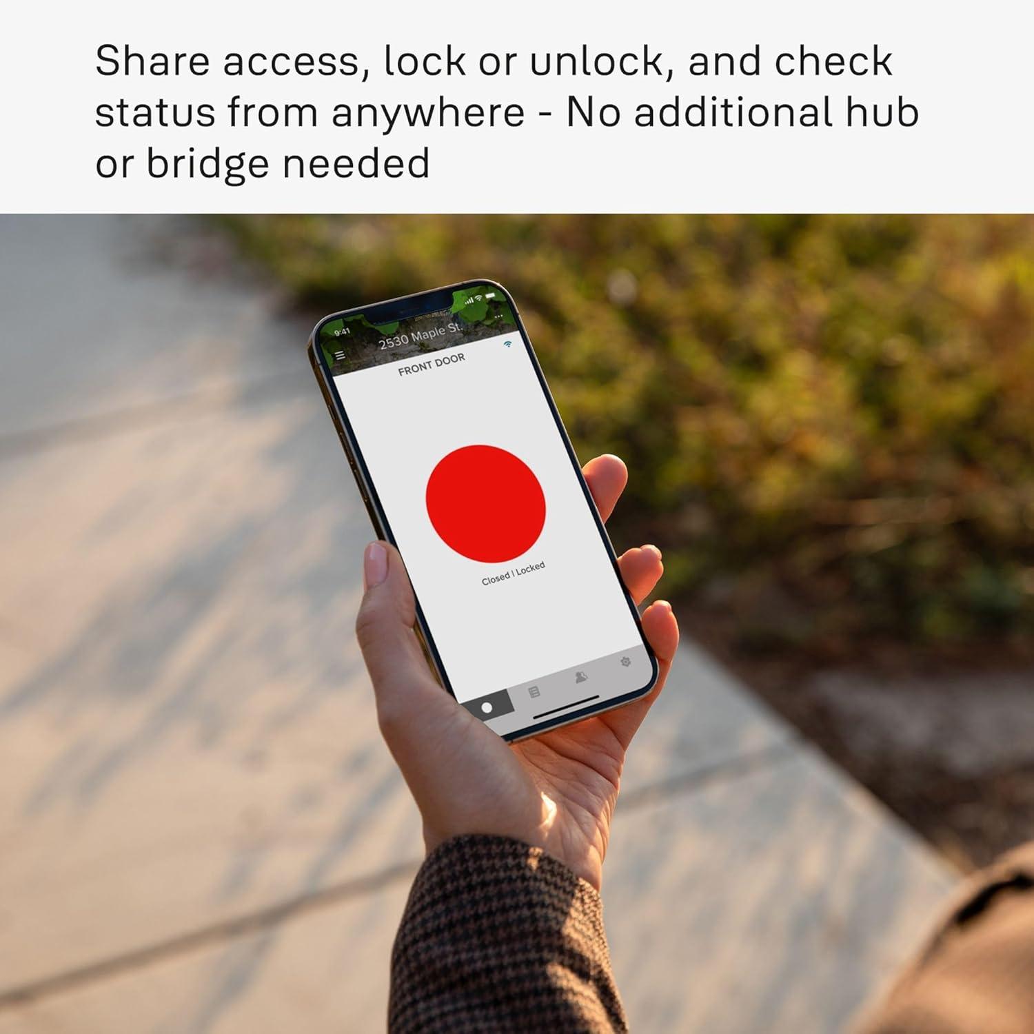 Yale Home Yale Assure Lock 2 Deadbolt, Keyed Smart Entry Door Lock with Bluetooth Connected Touchscreen Keypad for Code Entry