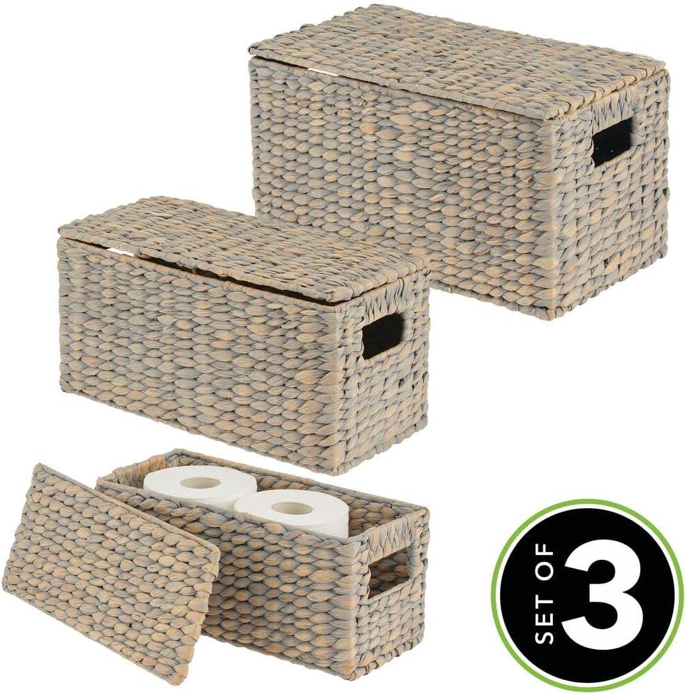 Home Wicker Bin Set