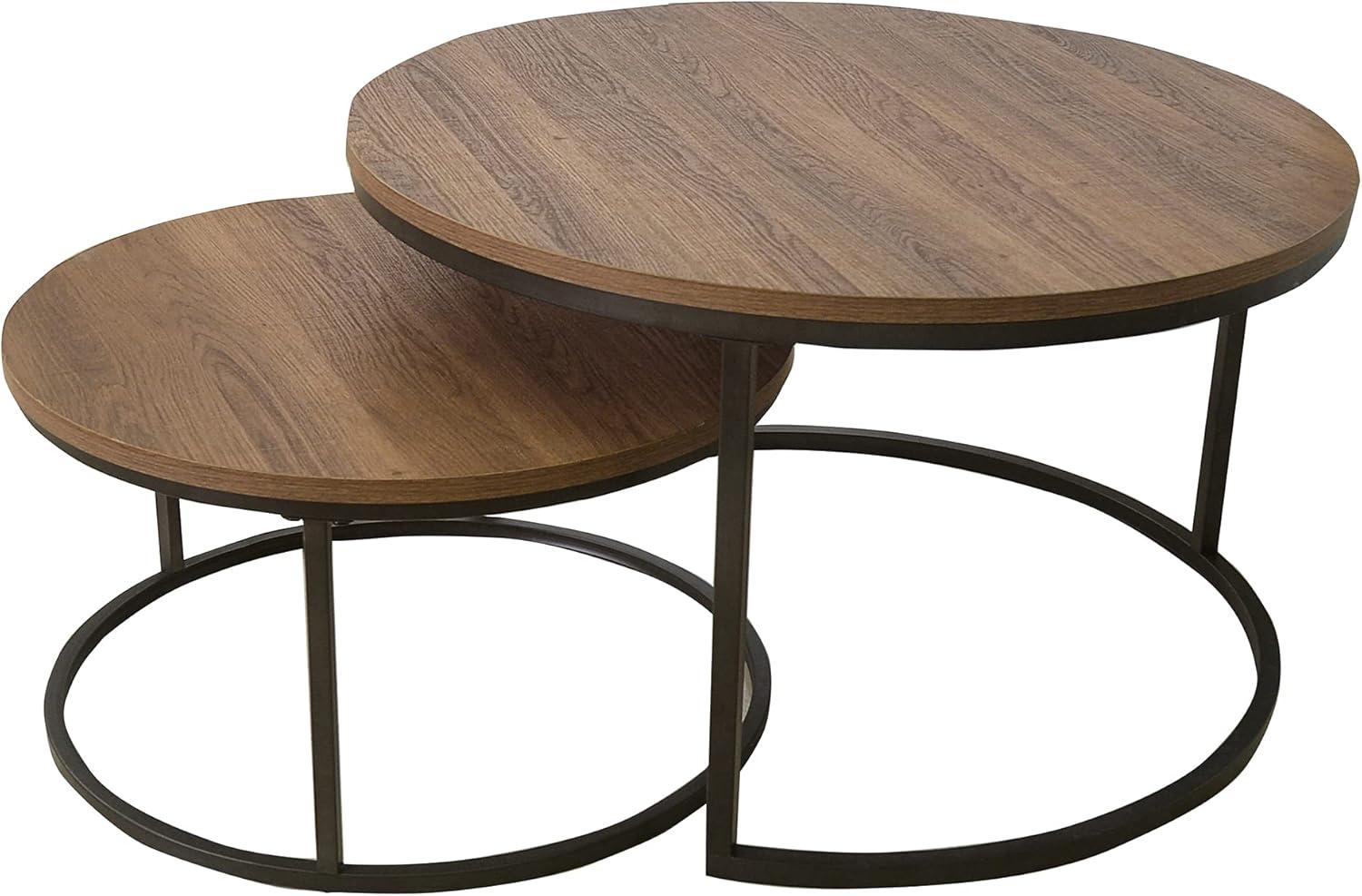 32" Stella Wood Nesting Coffee Table Set - Nathan James