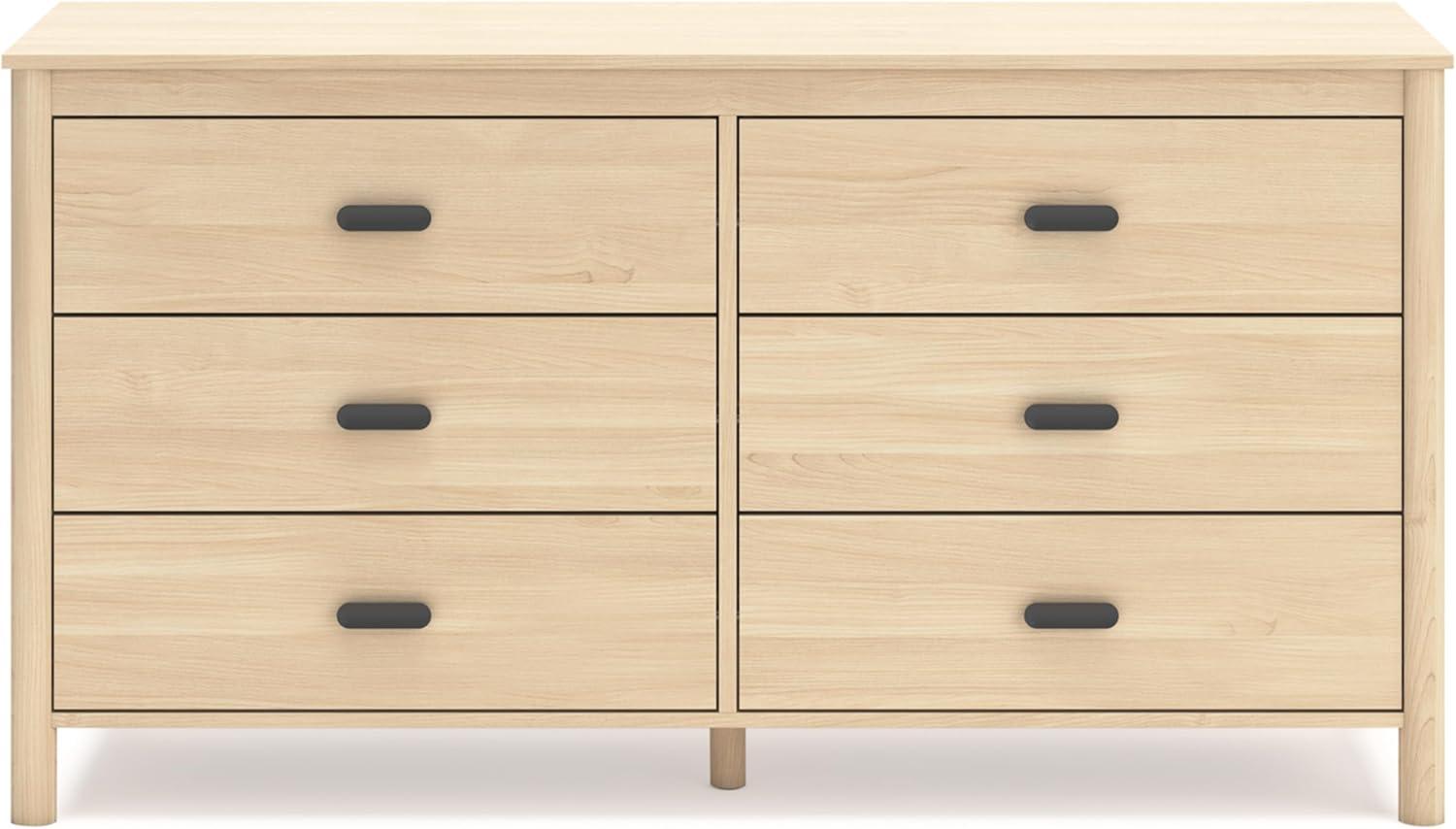 Signature Design by Ashley Cabinella Six Drawer Dresser, Tan