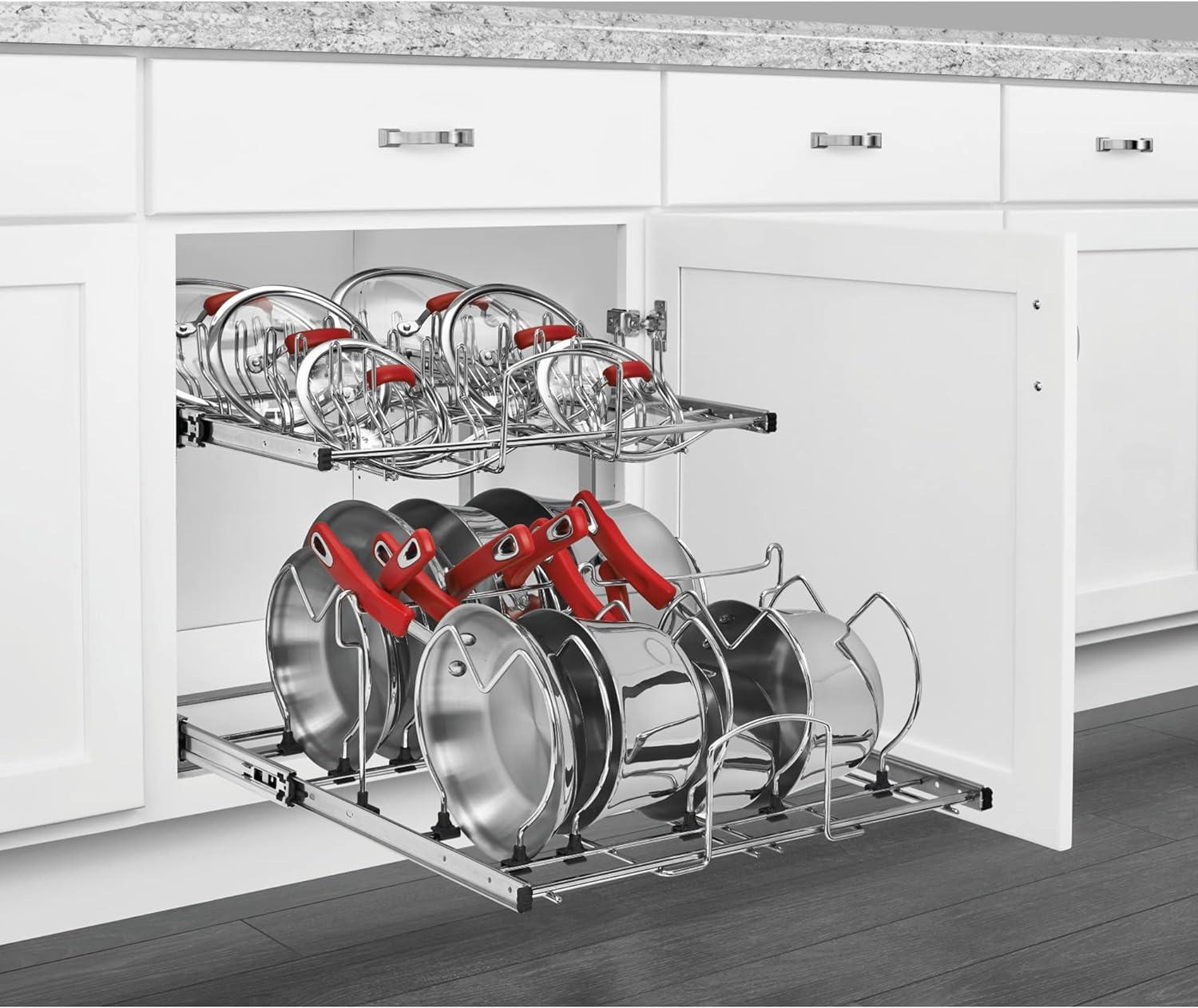 Rev-A-Shelf Rev-A-Shelf Pullout Cabinet Pot and Pan Organizer