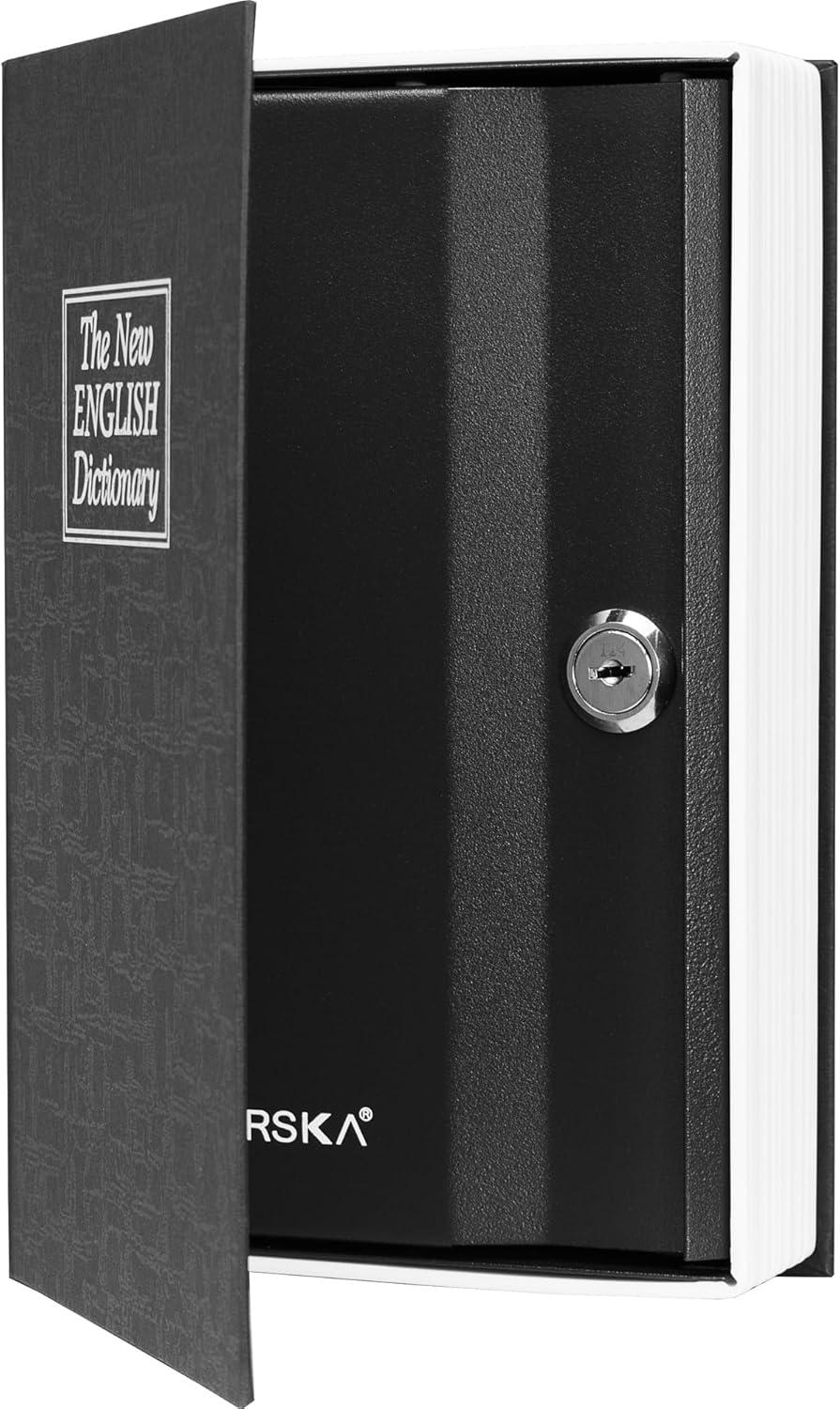 Barska DICTIONARY BOOK LOCK BOX WITH KEY BLACK