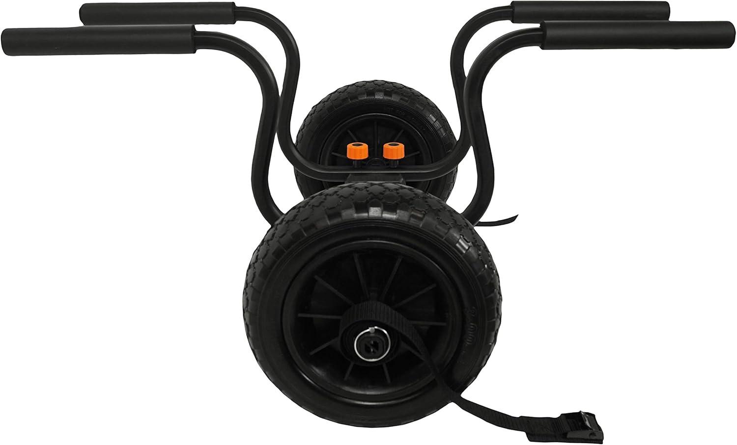 Pelican, Deluxe Cart for Canoe, Kayak and SUP, Black