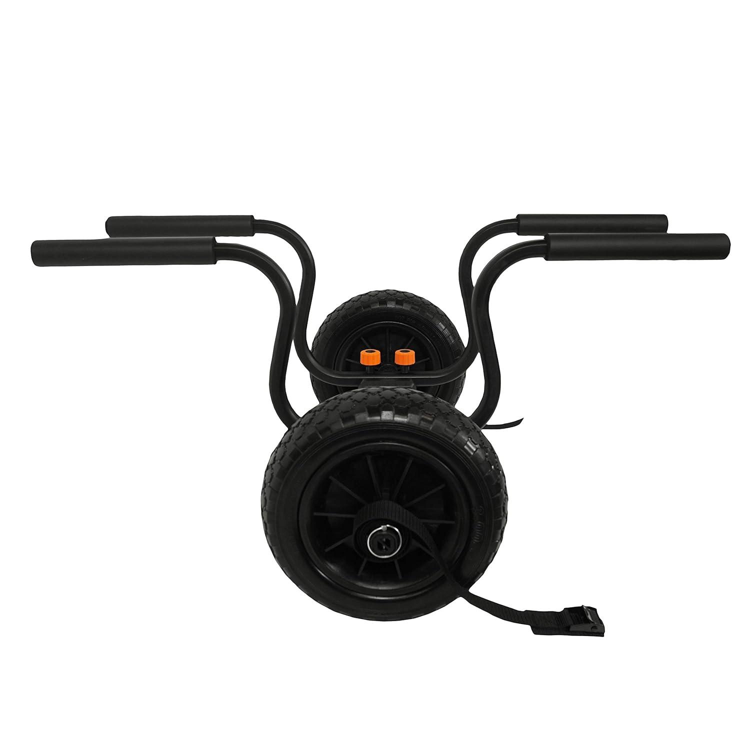 Pelican, Deluxe Cart for Canoe, Kayak and SUP, Black