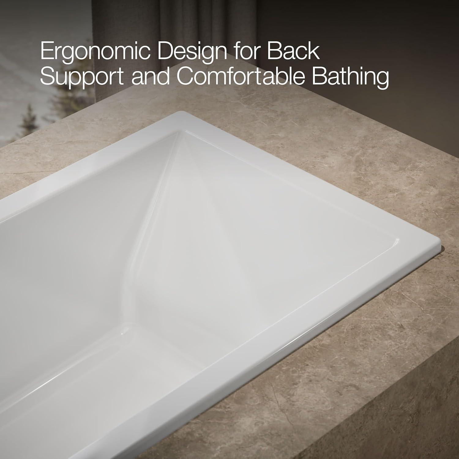 Underscore 72" x 42" Soaking Bathtub