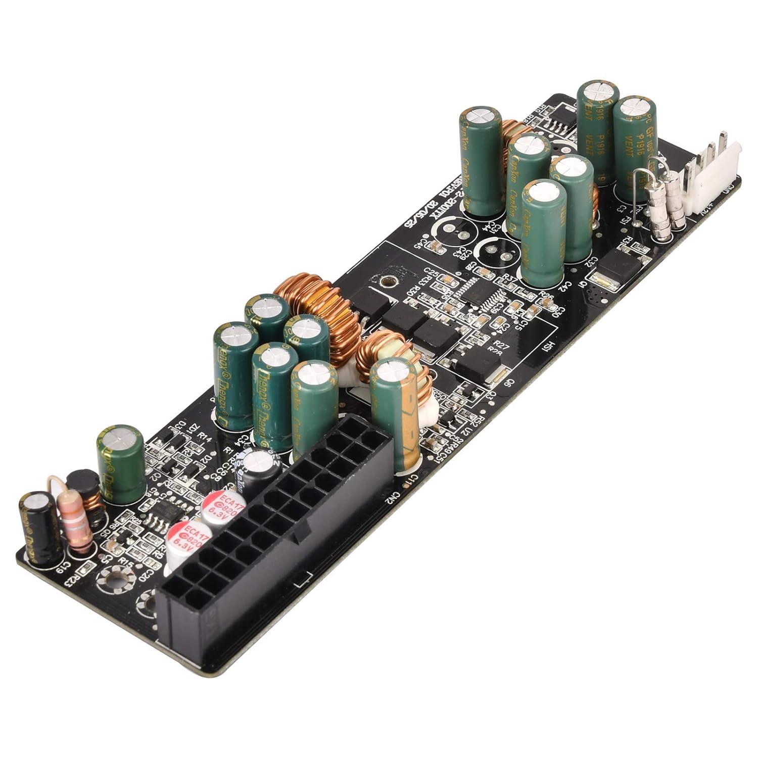 SilverStone Technology  Power Supply Kit, 120W DC-DC Board, 12V/10A Adapter, Black Wires, 20+4 Pin Motherboard, 4+4 EPS, 3x SATA, 1x 4-Pin Peripheral