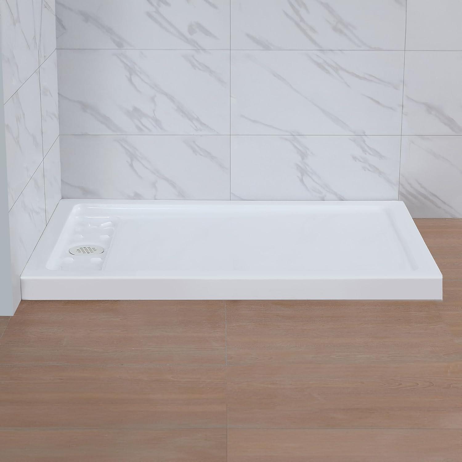 OVE Decors Bel Soft Close 2-Piece 32" x 48" x 81" Base/Door Rectangular Alcove Shower Kit