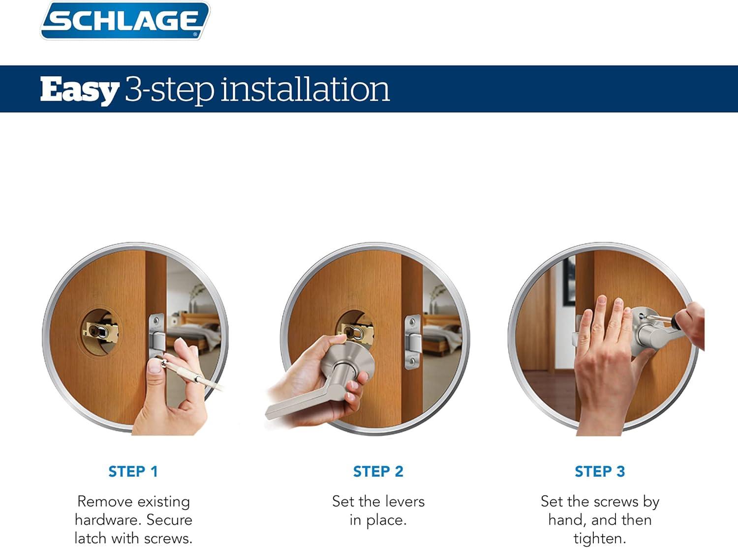 Delfayo Lever Keyed Entry Lock