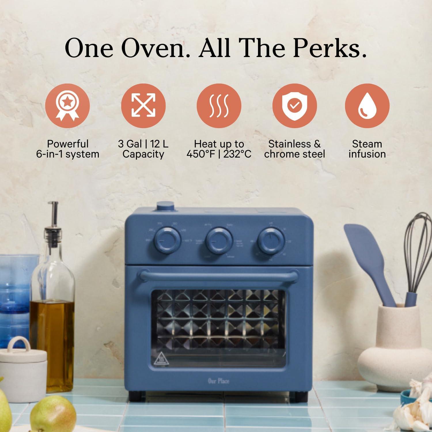 Blue Salt 6-in-1 Air Fryer and Toaster Oven