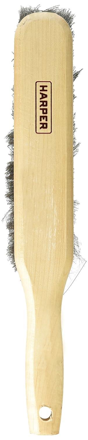 Natural Wood Handle Counter Brush with Synthetic Bristles