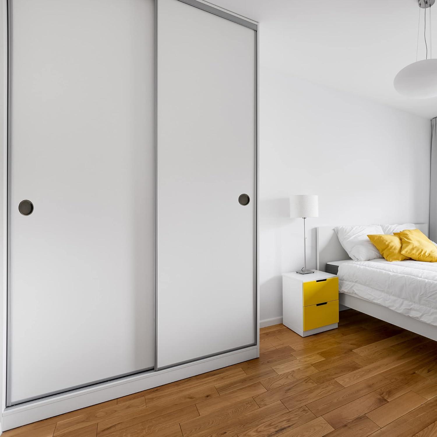 Design House 4-Pack 2.12" Sliding Closet Door Finger Pulls, Oil Rubbed Bronze