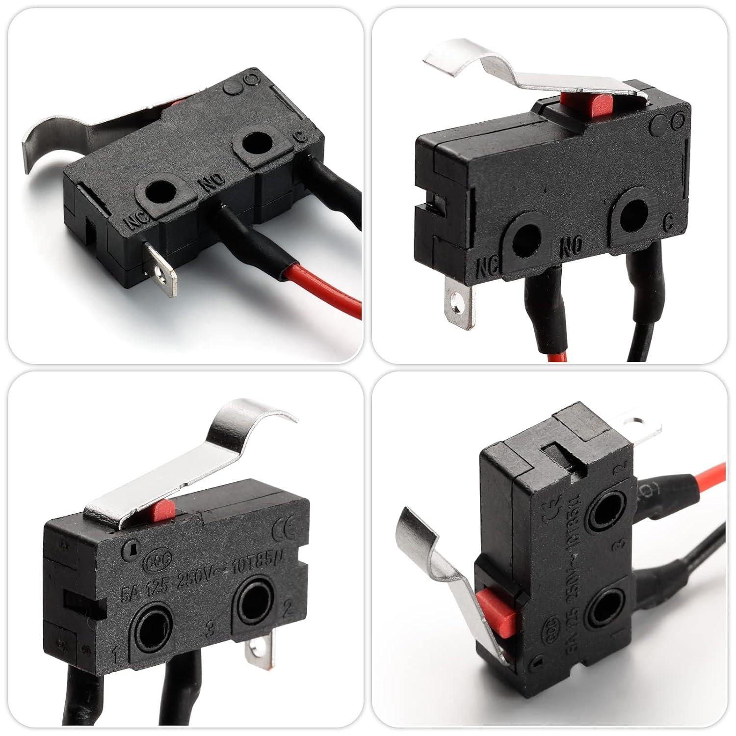 Genmitsu 6-Pack Micro Limit Switches with 1m Red Cables