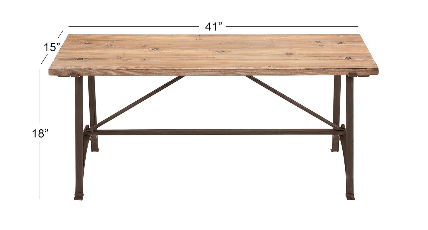 Millwood Pines Doucet Solid Wood Bench