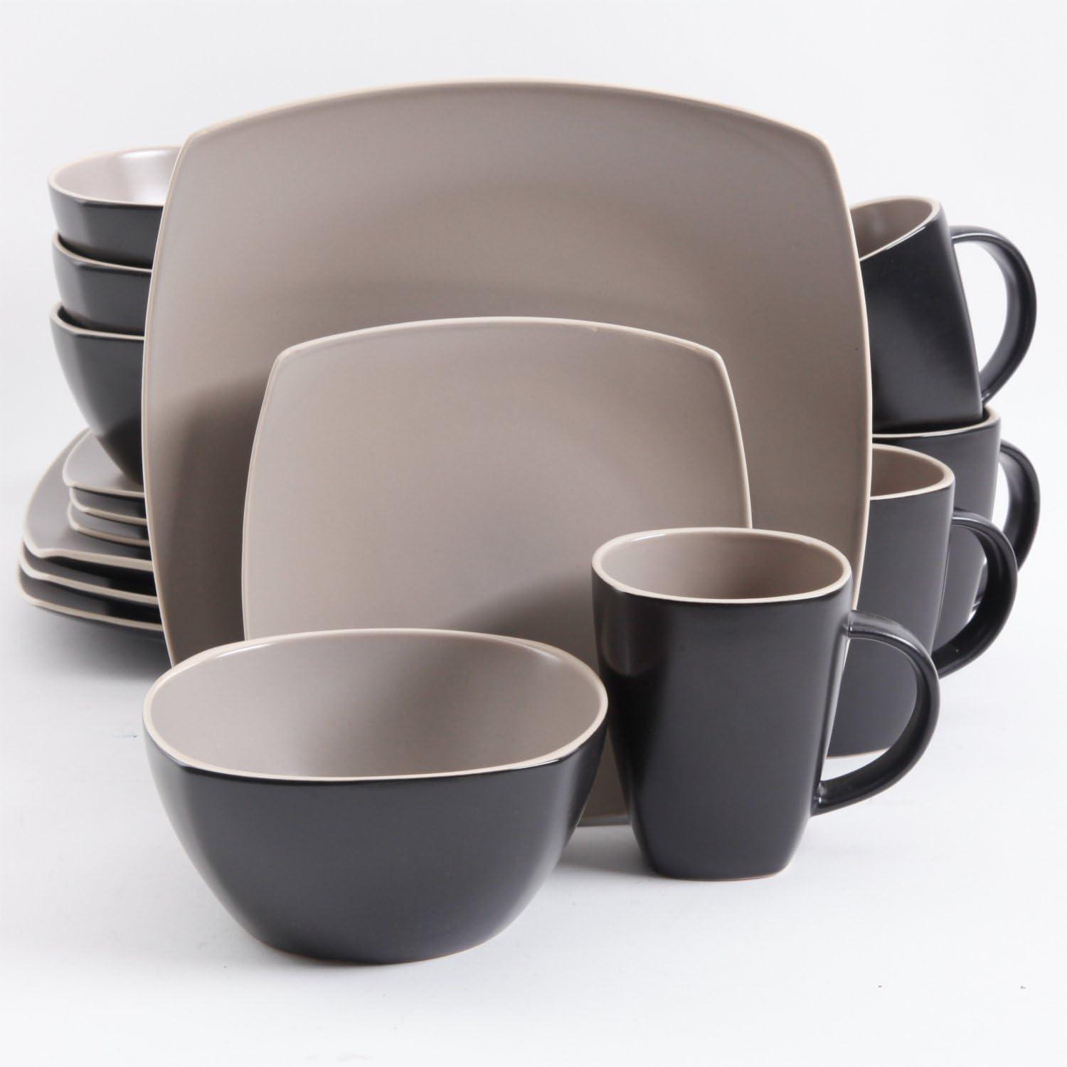 Soho Lounge Stoneware 16 Piece Dinnerware Set