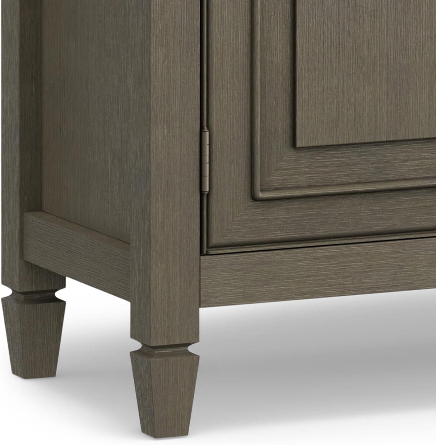 Connaught Solid Wood 2 - Door Accent Cabinet Entryway Storage Cabinet