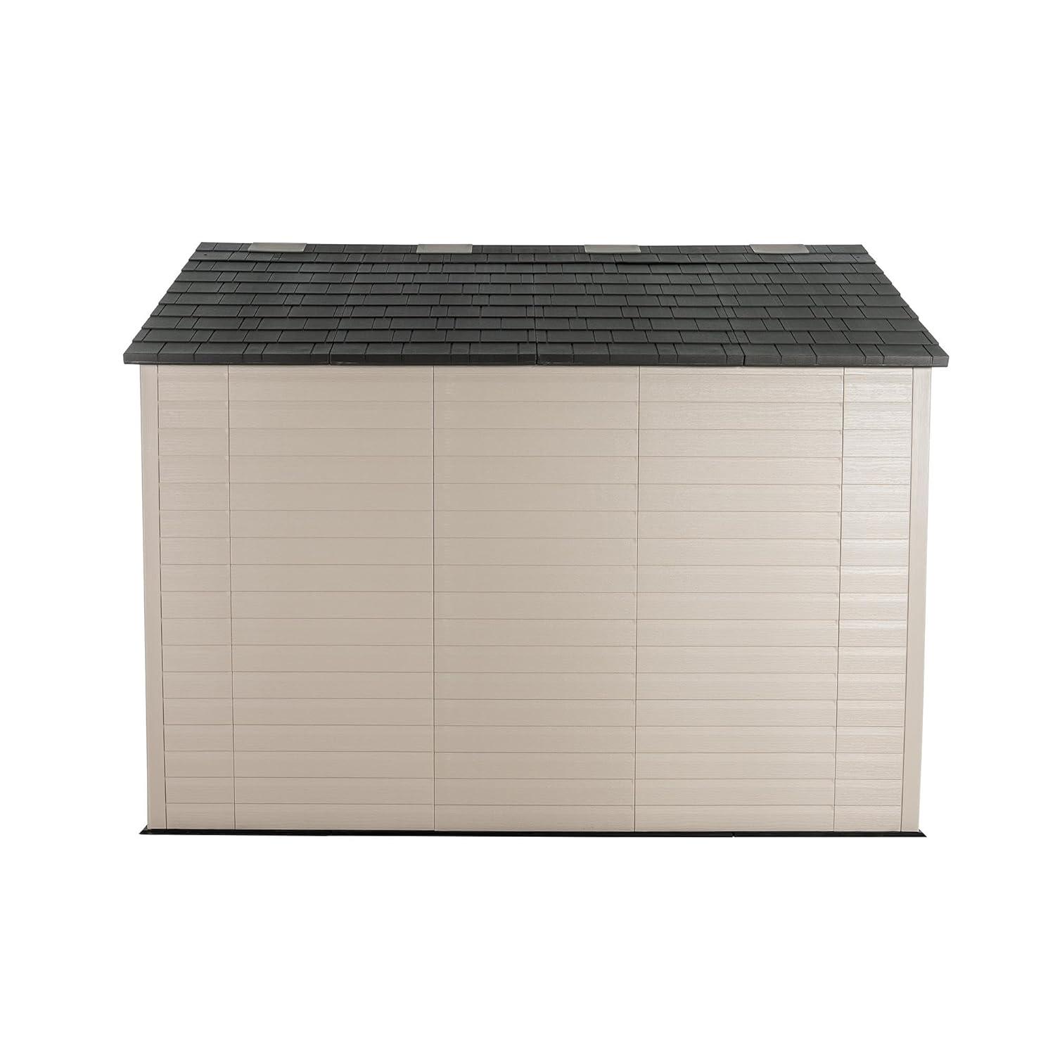 Lifetime 10 Ft. x 8 Ft. High-Density Polyethylene Outdoor Storage Shed with Steel-Reinforced Construction & Reviews | Wayfair