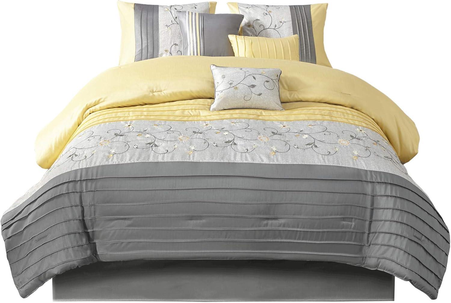 Serene Embroidered 7 Piece Comforter Set