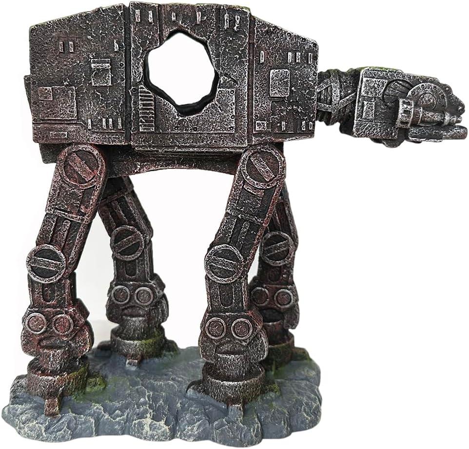 Mossy Imperial Walker Resin Aquarium Ornament