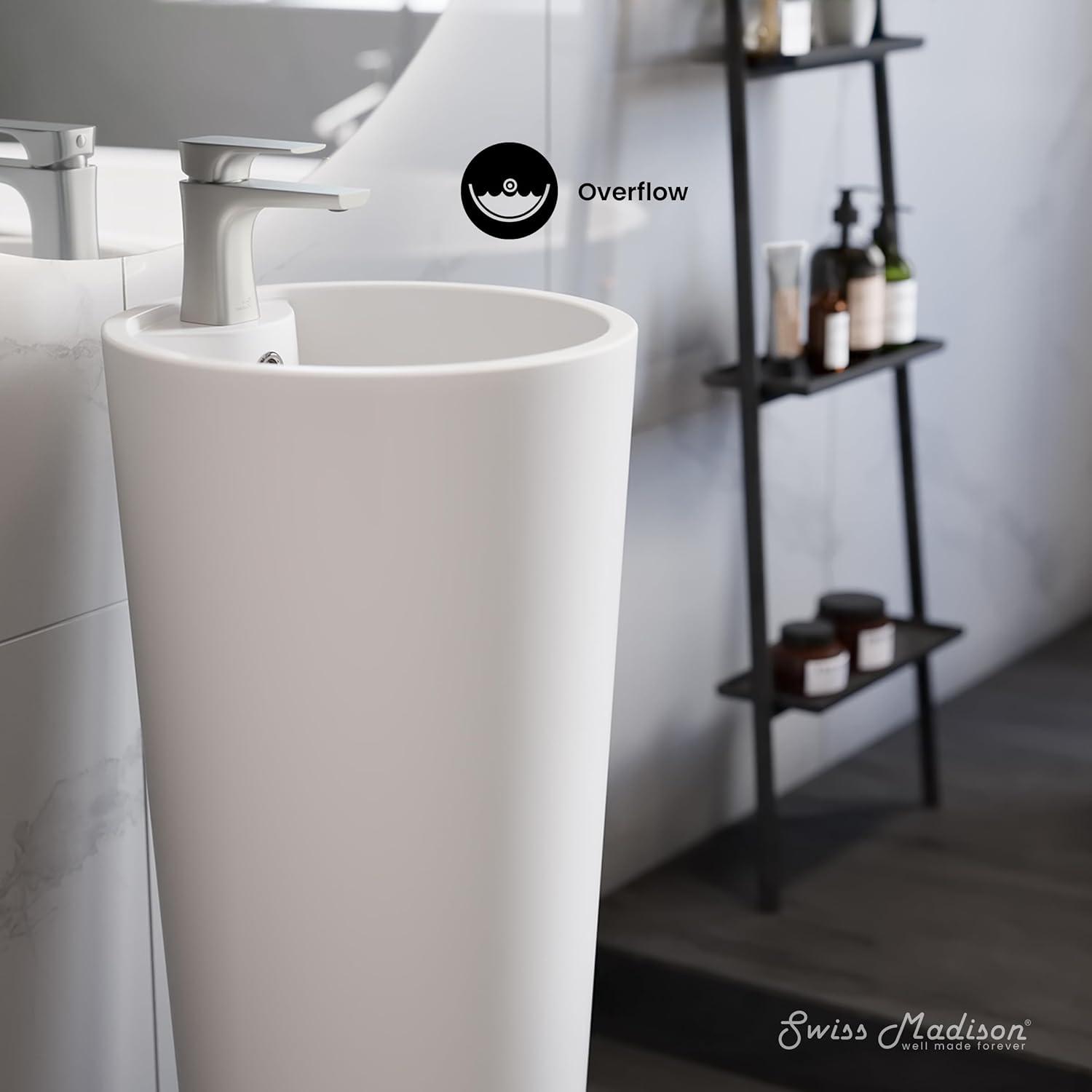 Monaco Circular Basin Pedestal Sink