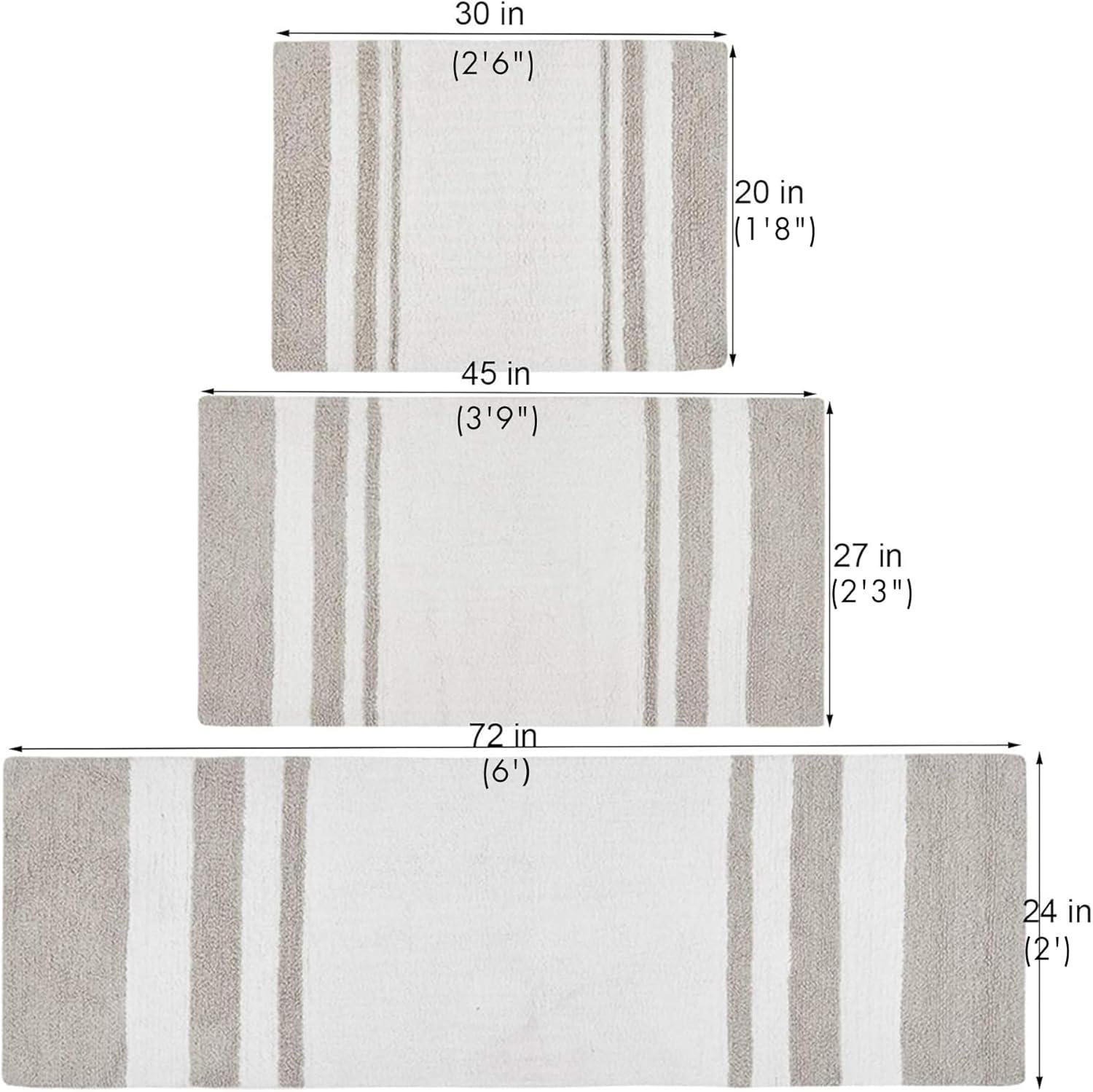 Madison Park Cotton Reversible Bath Rug